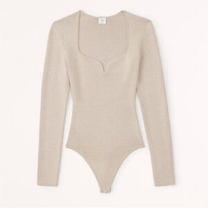 Abercrombie and Fitch Sweetheart Sweater Bodysuit